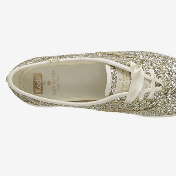 kate spade new york Glitter Lace-Up Sneakers - Macy Kate Spade x Ked Glitter Sneakers